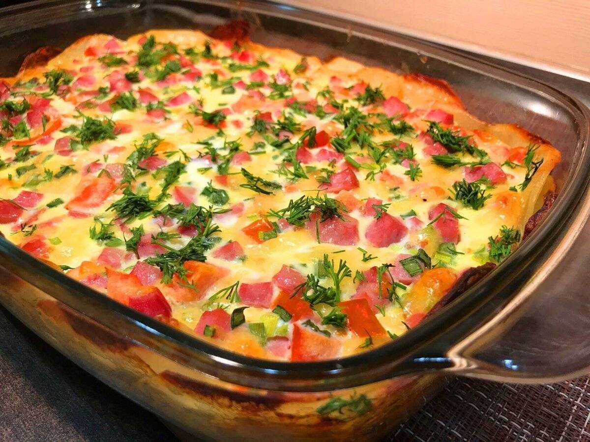Тушеная капуста с сосисками