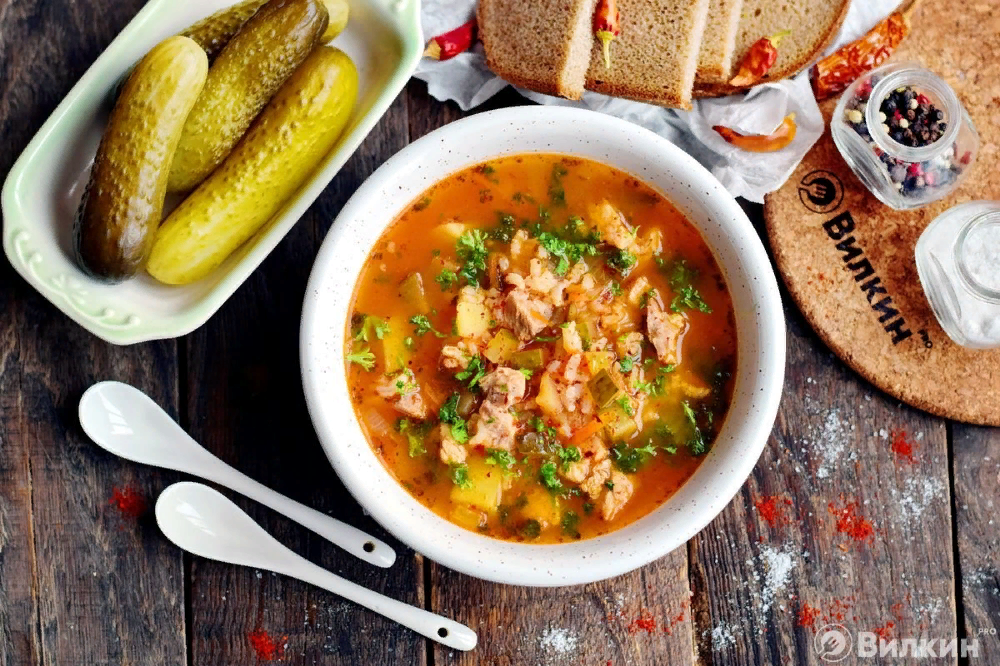 Рецепт рассольника из индейки с перловкой или как приготовить рассольник с фото пошагово