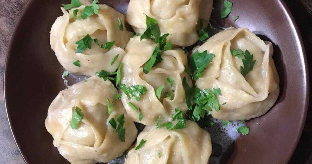 Манты с фаршем и картошкой в мантоварке - 14 пошаговых фото в рецепте