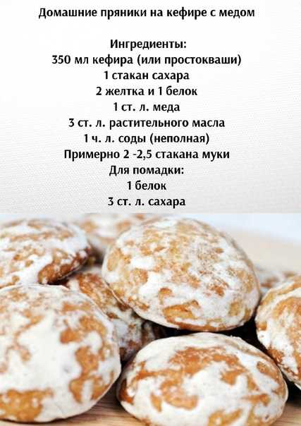 Бабушкины пряники за полчаса с использованием: кефир,сахар,яйца куриные,мед Вчера я листала старую бабушкину книгу с рецептами и наткнулась на один интересный рецепт Пряники по-домашнему за полчаса – это удивительно вкусное лакомство для детей и взрослых