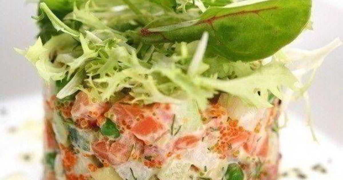 Рецепт салата министерский с рыбой — кулинария, рецепты