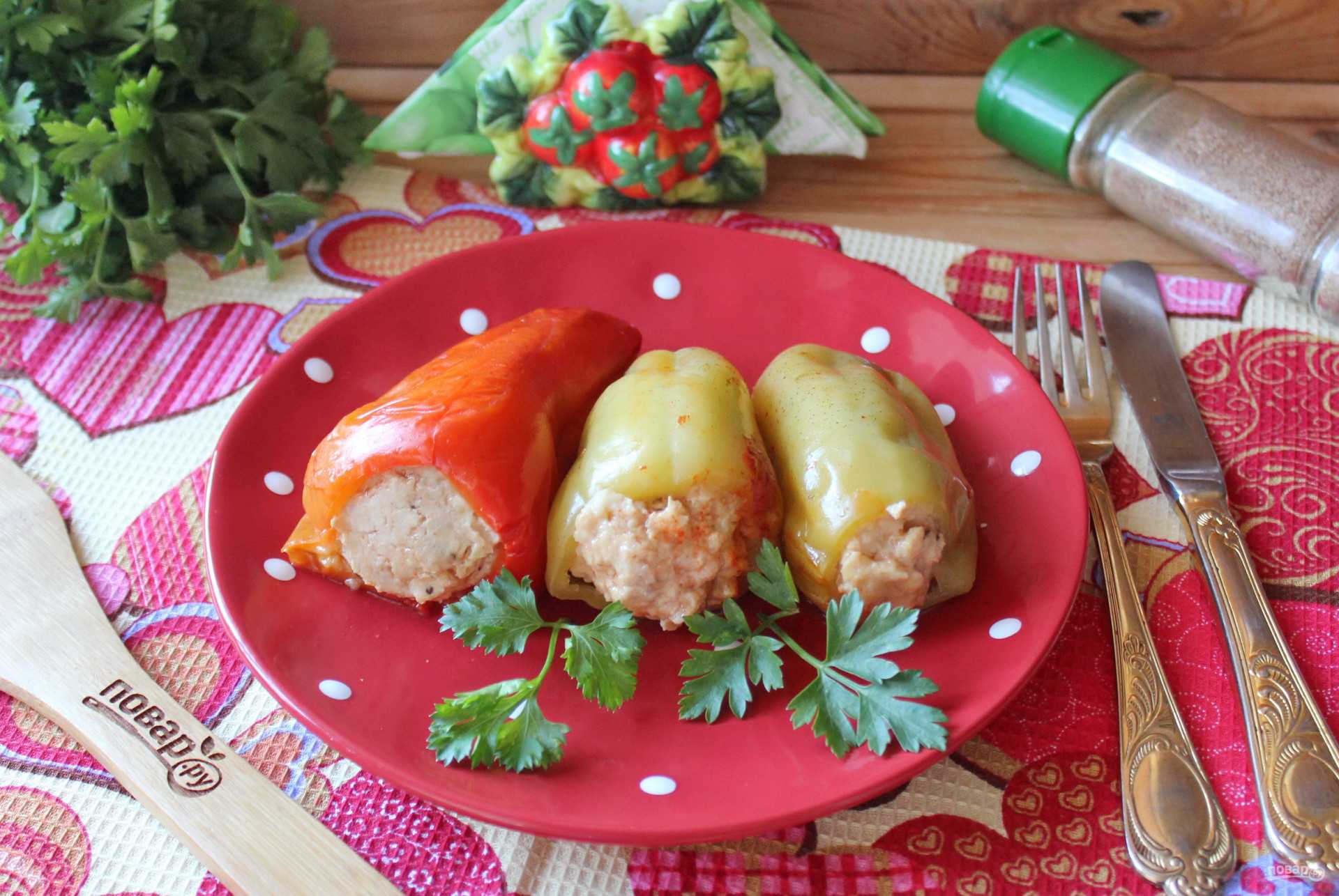 Перец, фаршированный мясом и рисом. 8 вкусных рецептов с фото