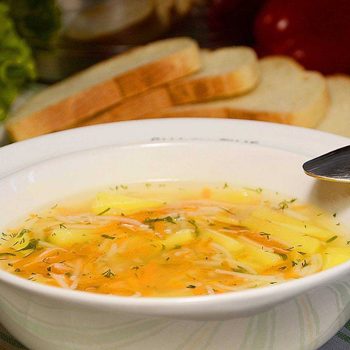 Картофельный суп с курицей